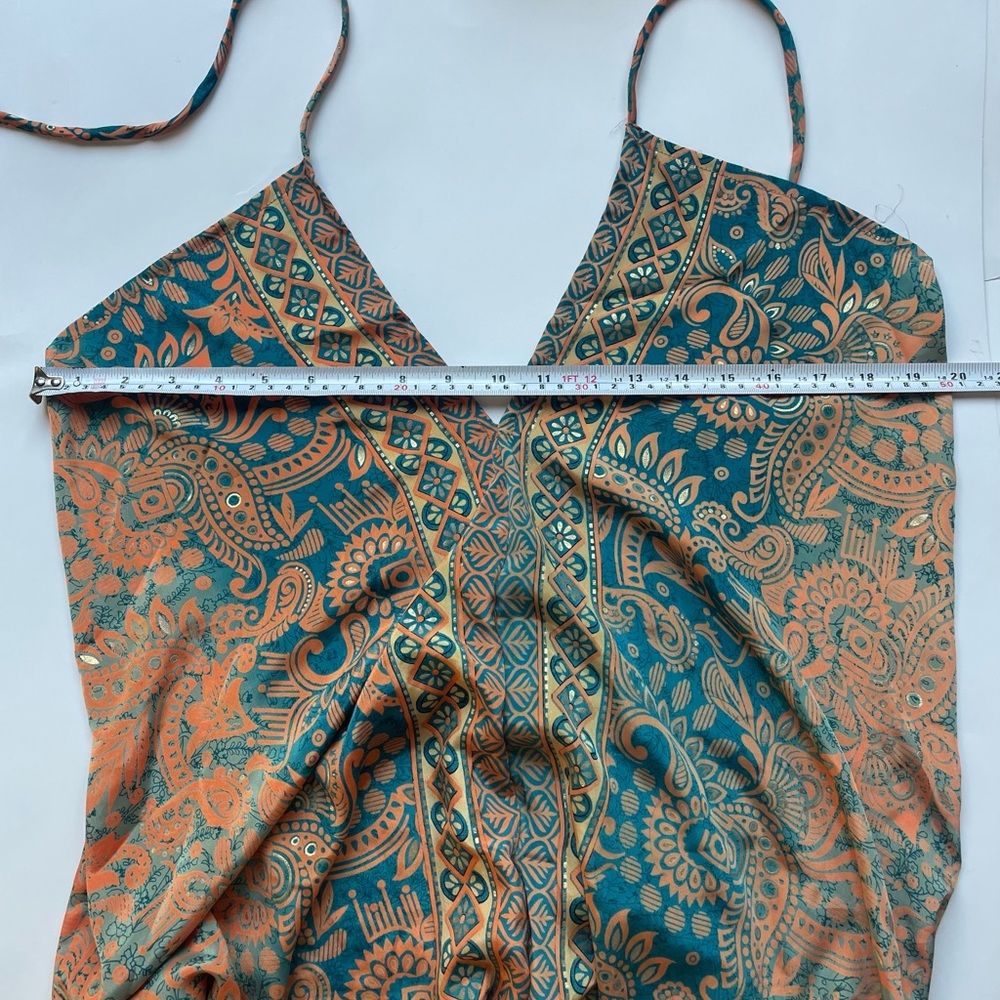 flowy  Multicolor Paisley Maxi Dress - Picture 6 of 6